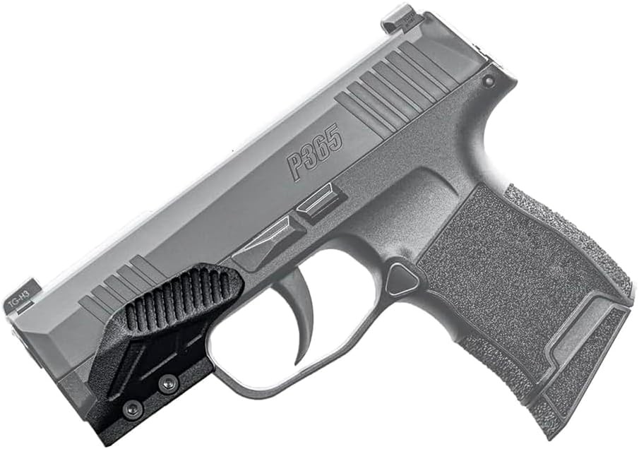 Right Hand Trigger Finger/Trigger Guard/Training Thumb Rest for Sig Black