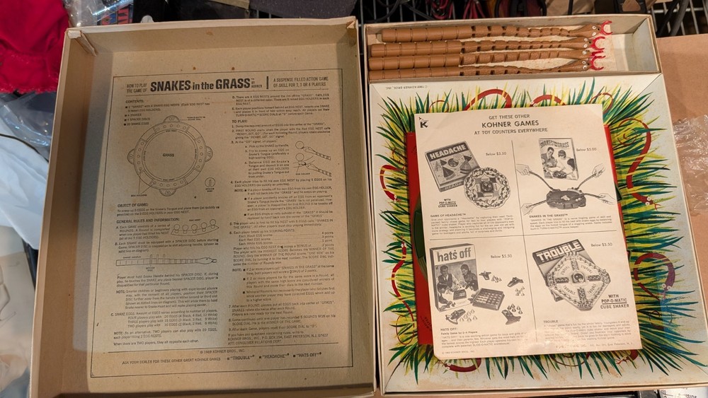 Kohner Snakes In The Grass Game complete 1969