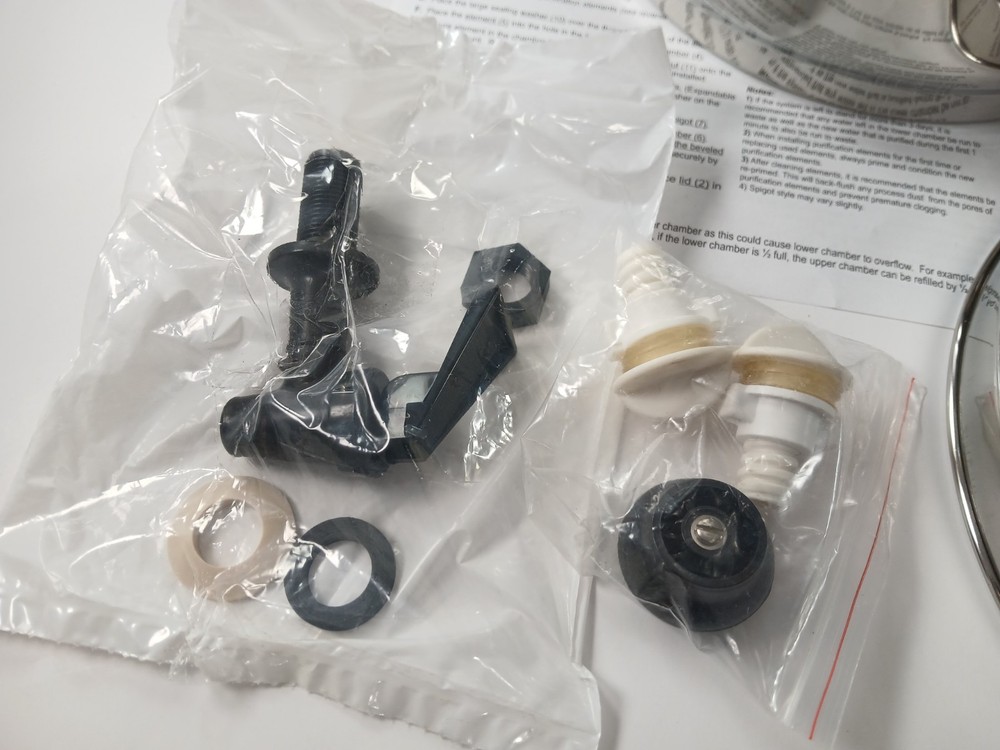 Big Berkey Water Purification System STAINLESS STEEL HOUSING No Filter UNUSED