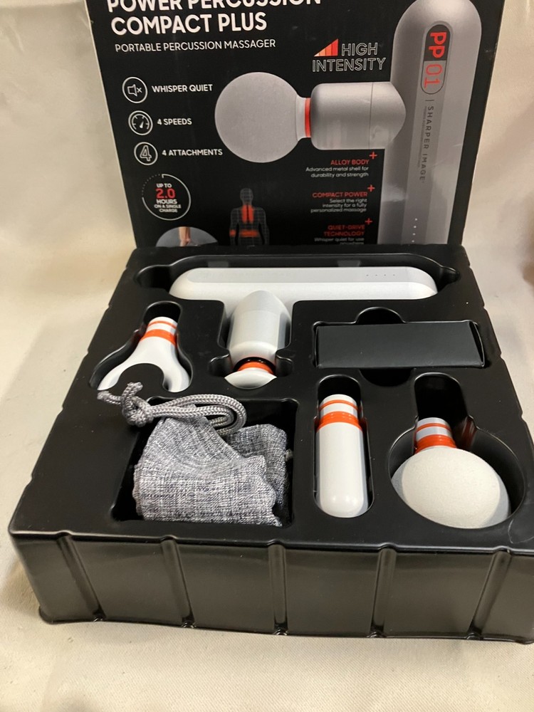 Sharper Image Power Percussion Compact Plus Portable Percussion Massager