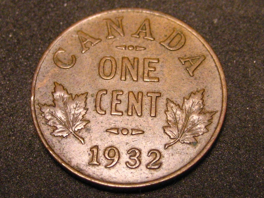 1932 Canadian Cent