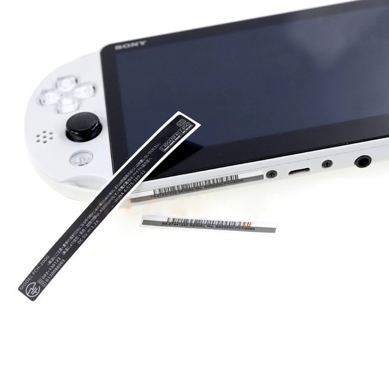 2 in 1 Sticker Back Cover Silver Stripe Back Stickers for 2000 Console
