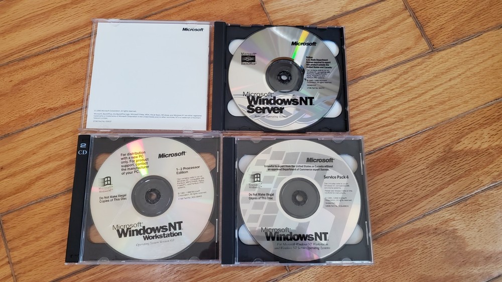 LOT - WINDOWS NT Server 4.0 Server Workstation Service Packs 4 & 5  FrontPage 98