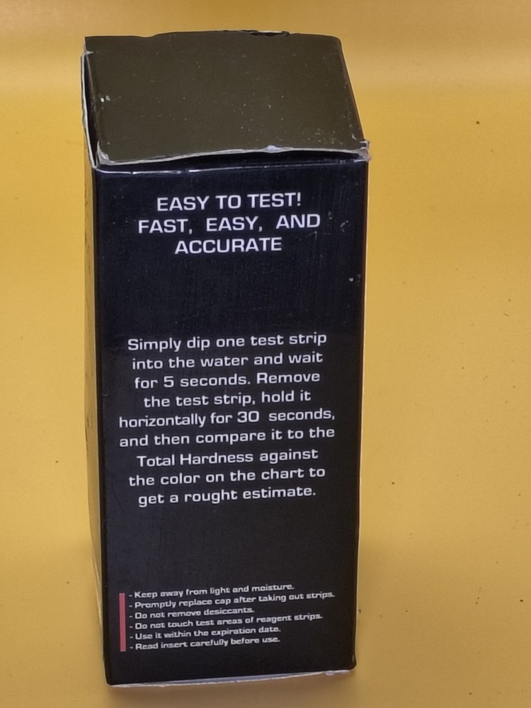 water hardness test strips - 145 Strips