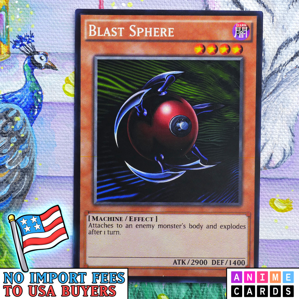 Blast Sphere ANIME EFFECT HOLO card