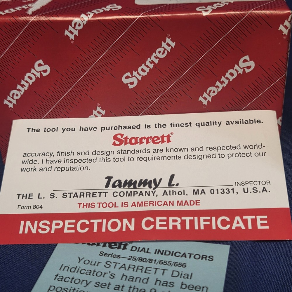 STARRETT - 81-241J - DIAL INDICATOR