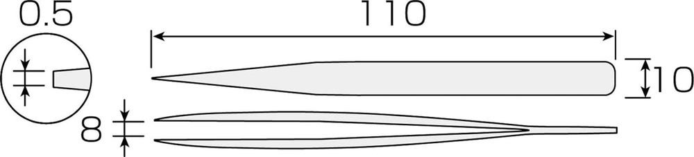 HOZAN Powerful Tweezers PP-105