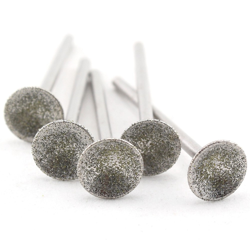 10Pcs 3/8" Spherical Concave Diamond Grinding Bits - Stone Lapidary Tools