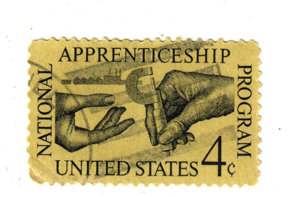 U.S. 1962 Scott #1201 National Apprenticeship Program 4c Stamp