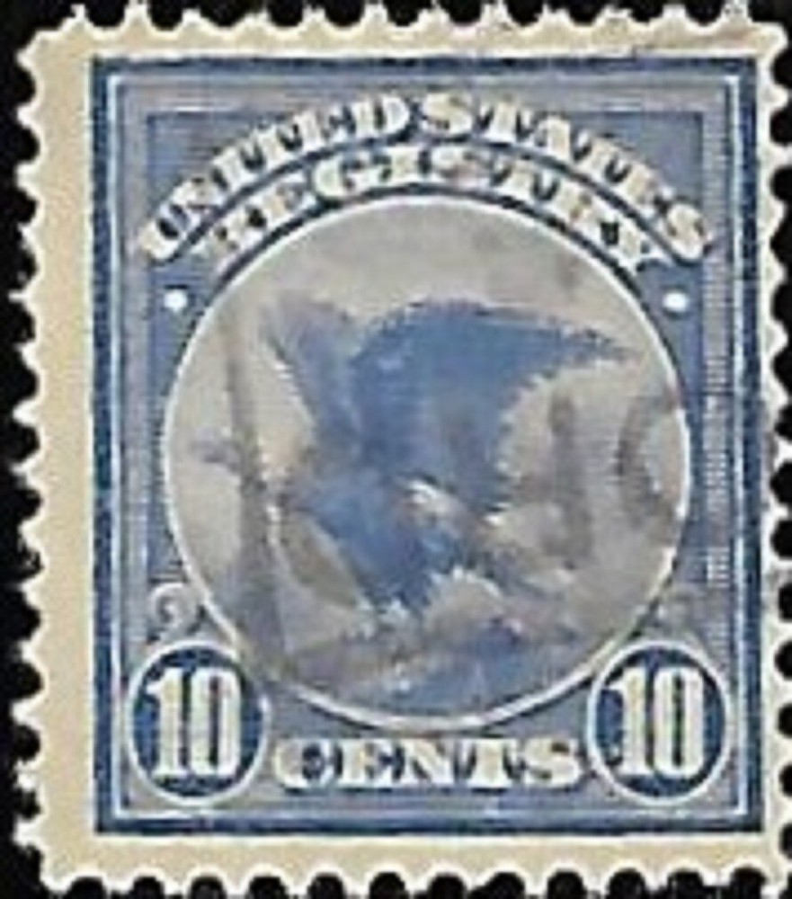 USA 1911 EAGLE - REGISTRATION STAMP
