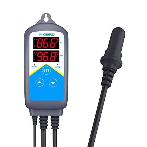 Digital Temperature Controller with Day/Night Control for Brewing, Aquariums & R