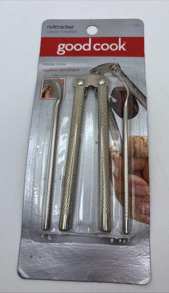 Vintage Good Cook Nutcracker/Shell Cracker and 2 Picks #21085