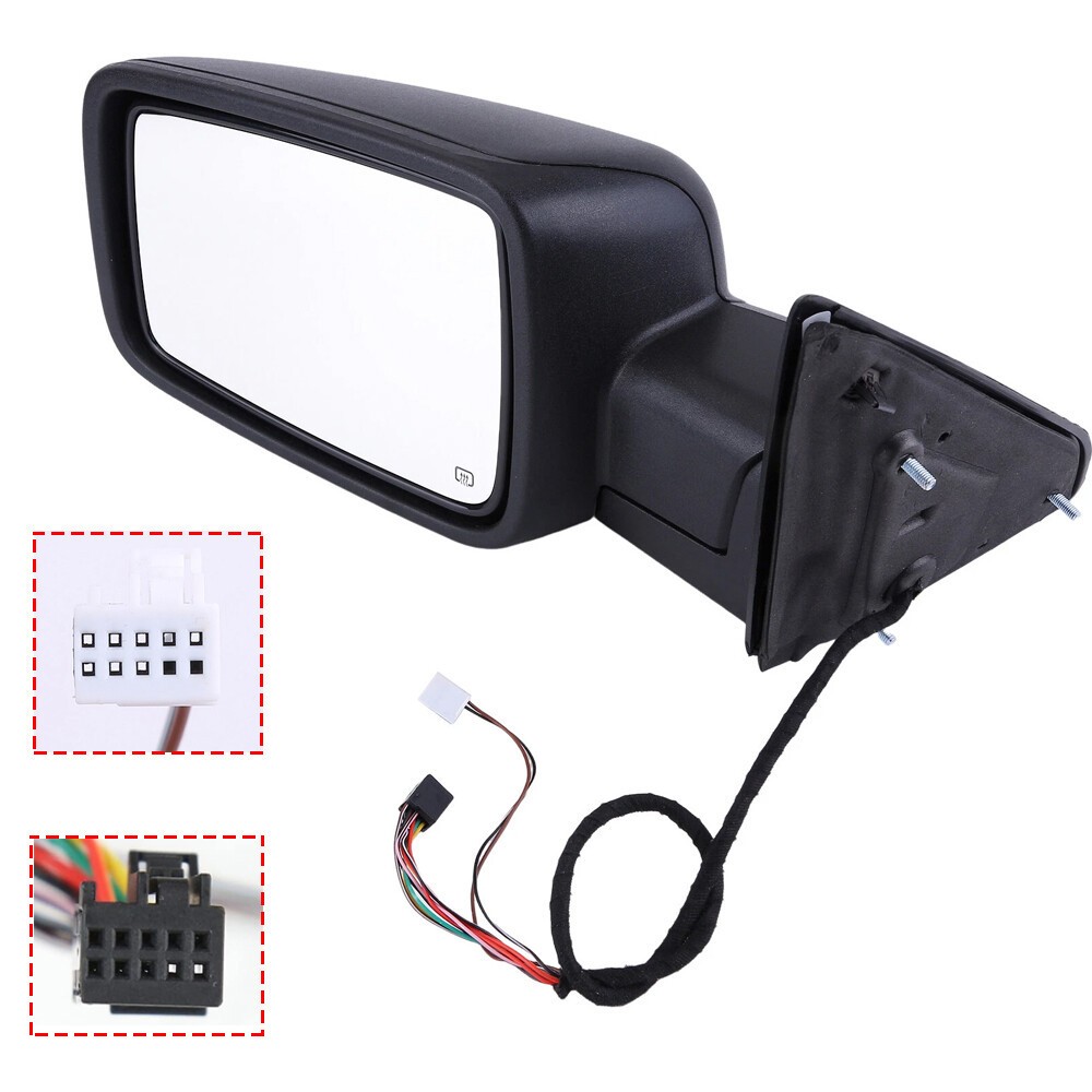 Left/Driver Fits 2013-2019 Dodge Ram 1500 Power Fold+Heated+Temp Sensor Mirror