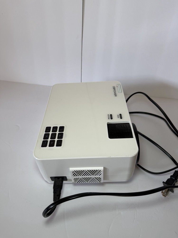 DBPOWER L9 LCD+LED Desktop Projector White HDMI USB VGA SD AV