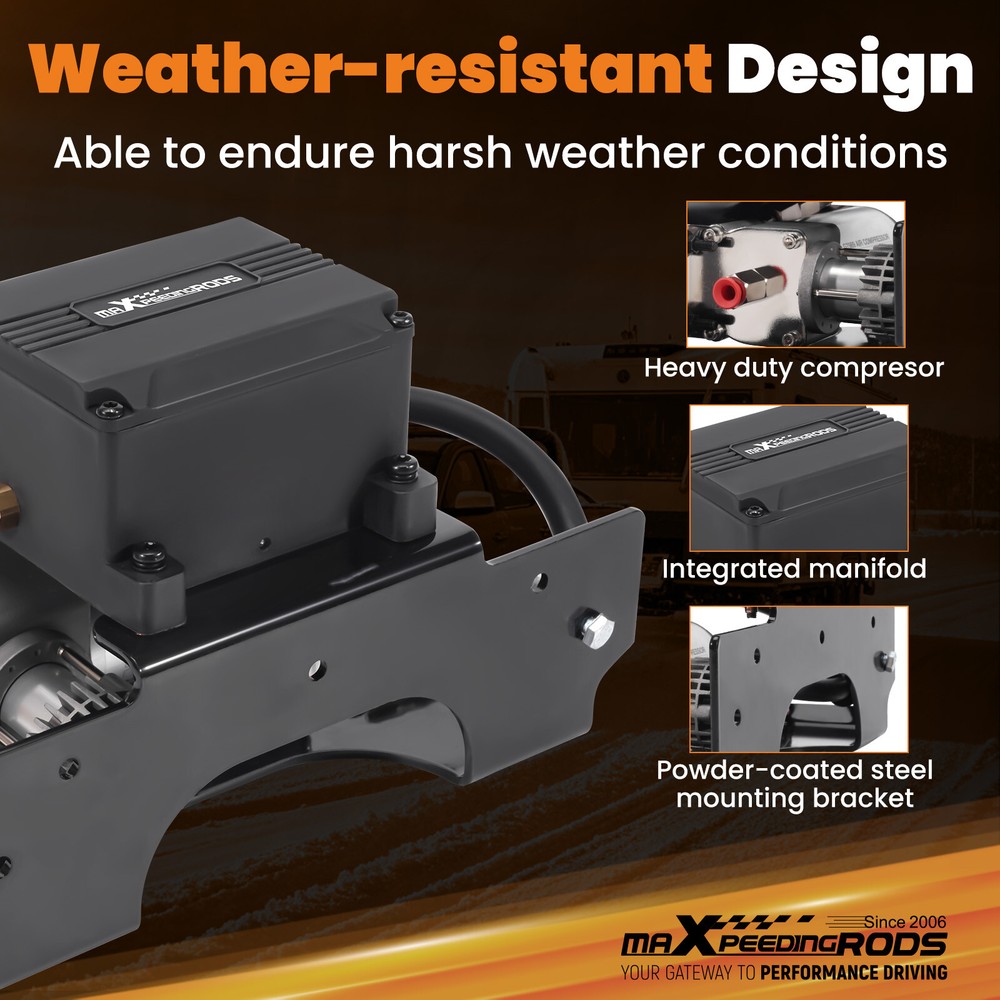 Wireless Air Suspension Controller Kit Remote Control FOR PICKUPS AND VANS