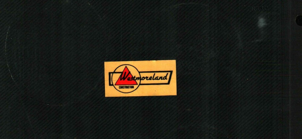 1 NICE WESTMORLAND COAL CO. COAL MINING STICKER # 87