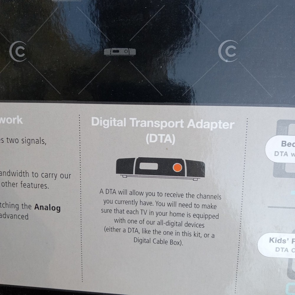 Comcast Digital Transport Adapter Self-Installation Kit