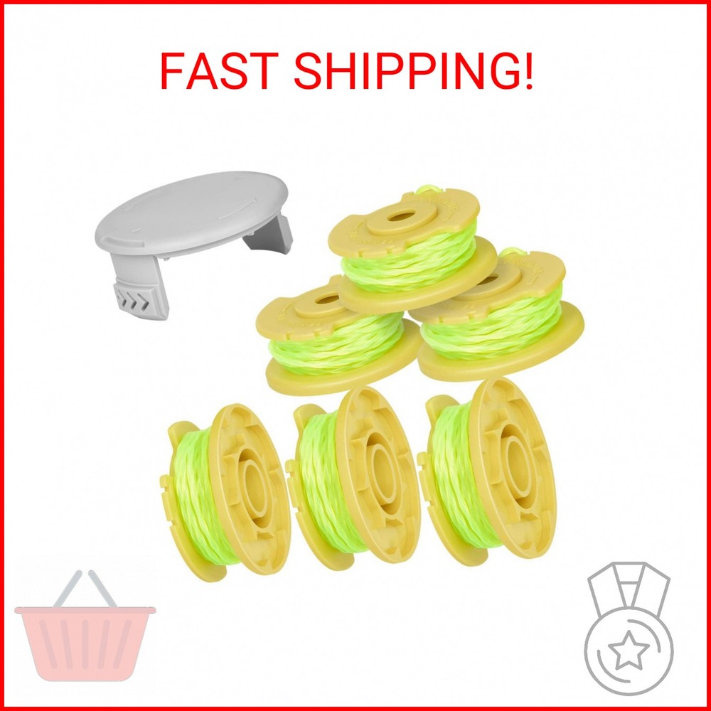 Generep Weed Wacker String Trimmer Twisted Line Replacement for Ryobi 18v, 24v,