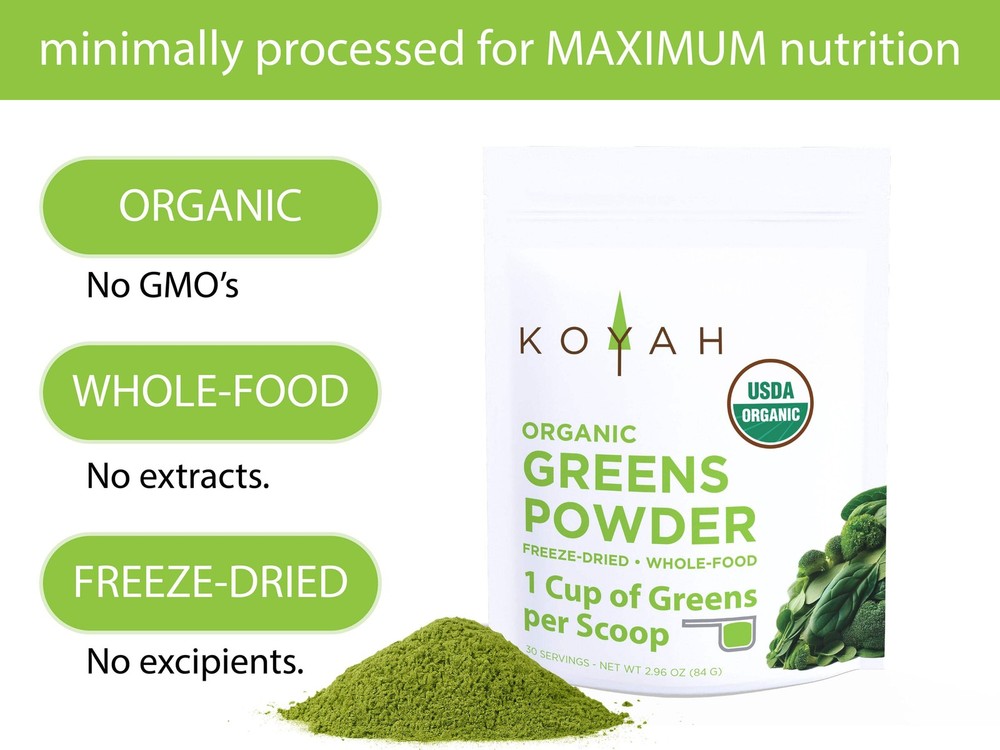 Organic Greens Blend Powder