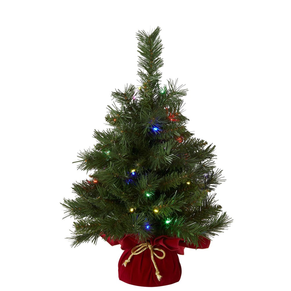 National Tree Company Pre-lit Artificial Mini Christmas Tree | Includes