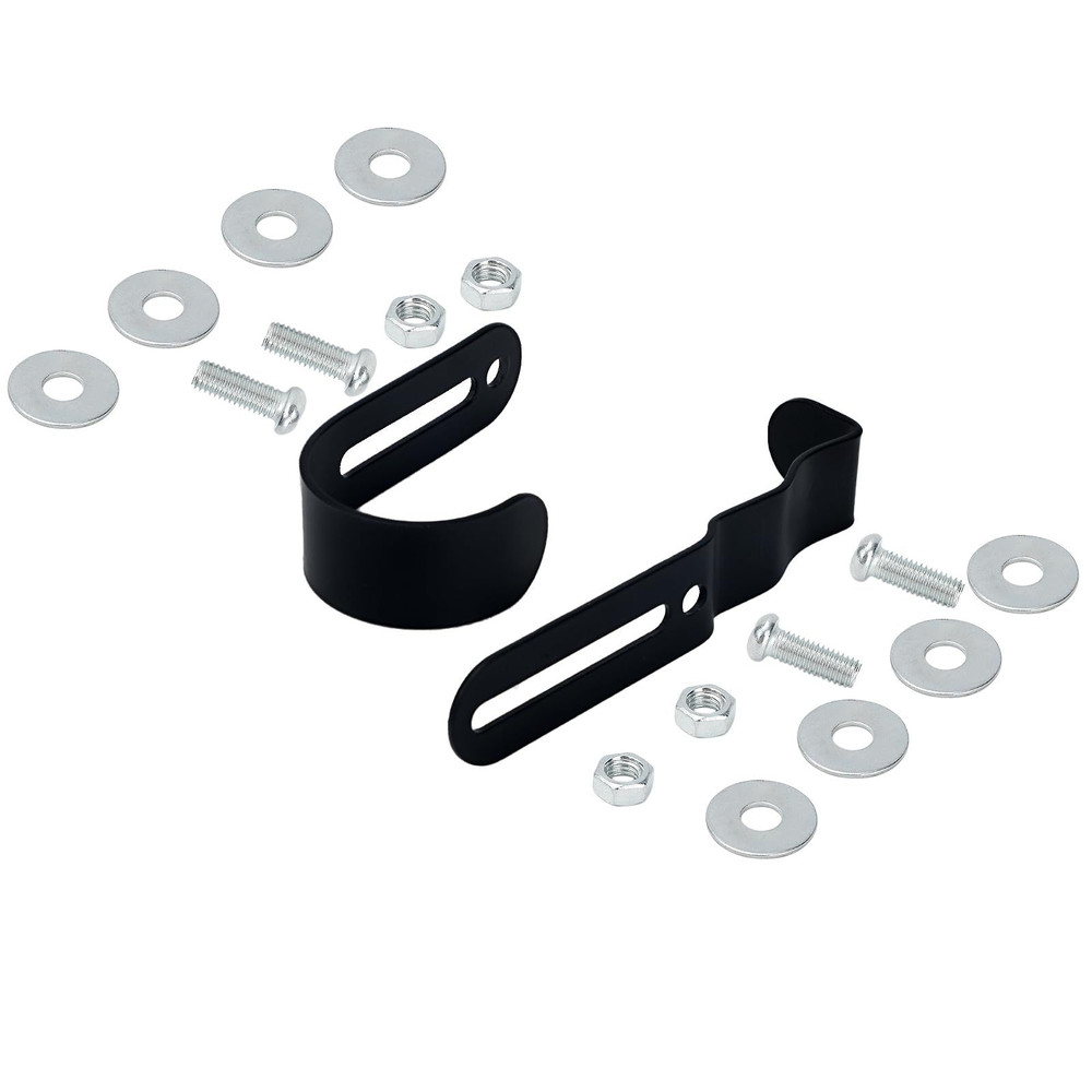 Mailbox Latch and Handle Kit, Thickened Metal Door black, silver