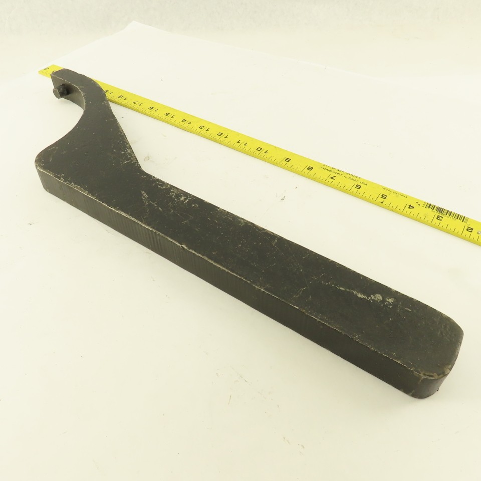 4" OD Solid Hook Spanner Non Adjustable 1/2" Pin 20" OAL