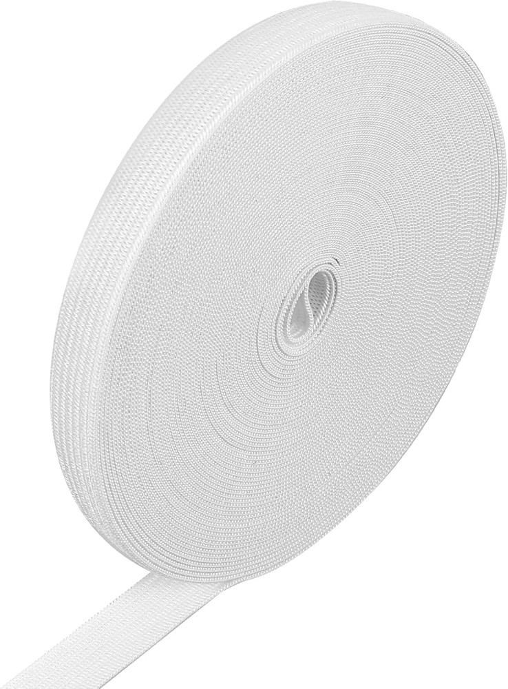 10Yard Elastic Band for Sewing, 1/2 Inch Width Flat Elastic Straps Braided Elast