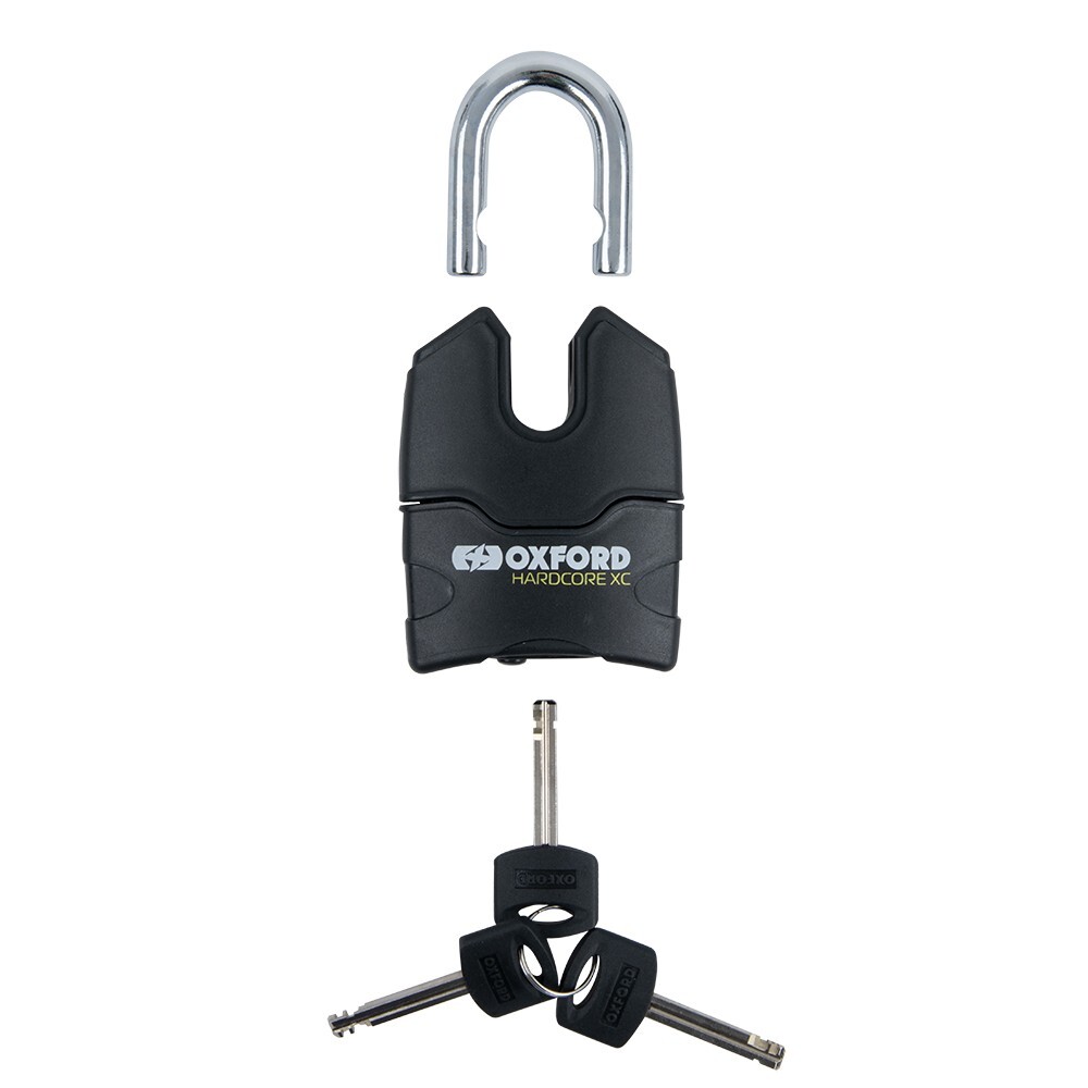OXFORD HARDCORE XC SOLD SECURE MOTORCYCLE SECURITY CHAIN AND LOCK 2.0M