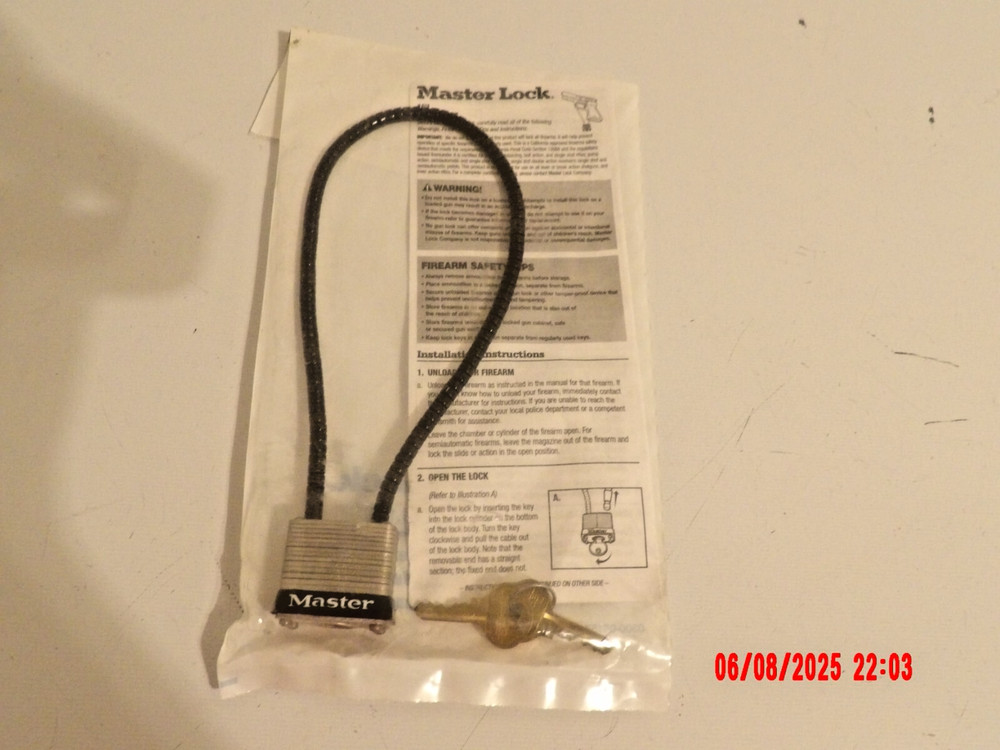 Master Gun Lock New
