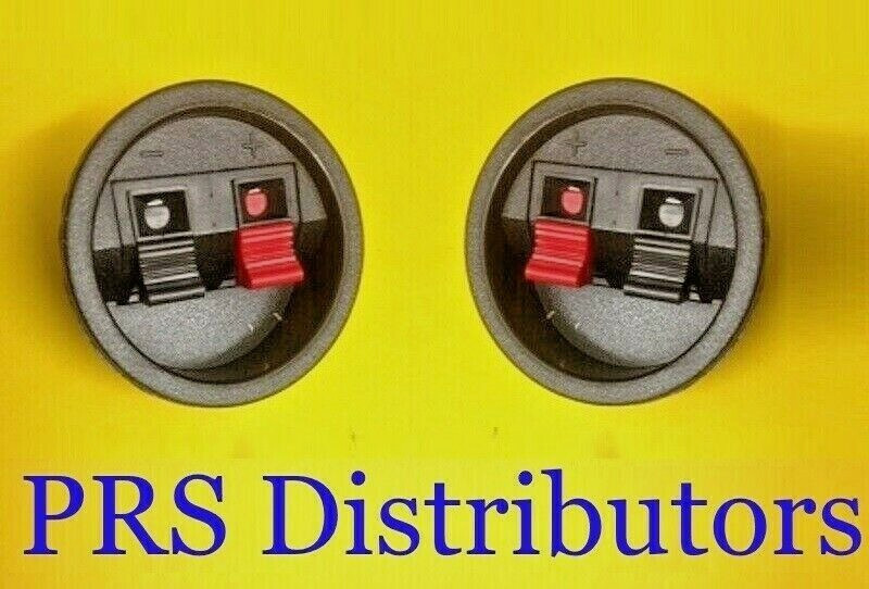 Round Subwoofer Speaker Box Terminals Cups Spring Connector Sub Plugs 10 pieces