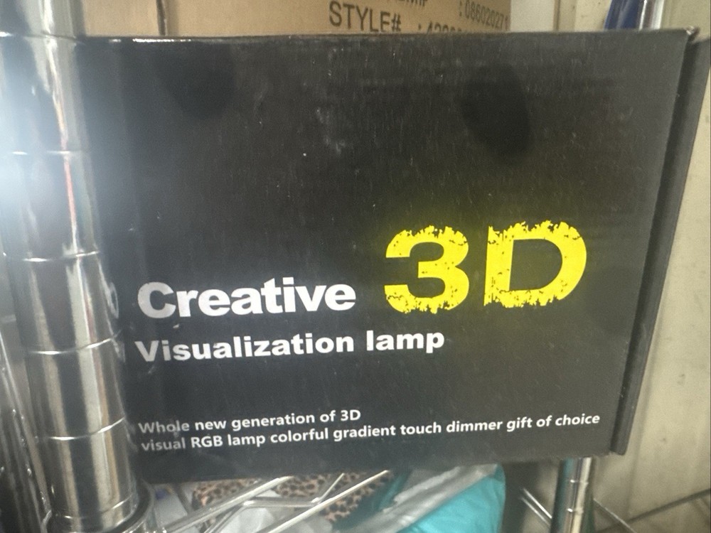 Illusion Avengers Logo Lamp, 3D Light Experience