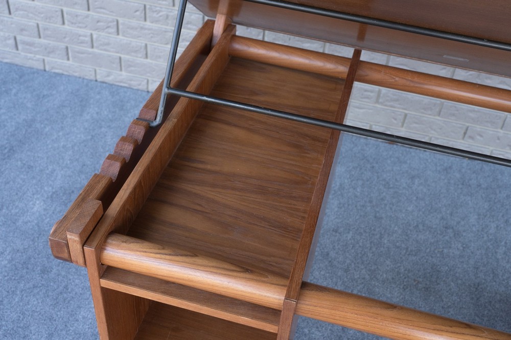 Mid Century Danish Modern H. Sigh & Søns Adjustable Teak Drafting Table Desk