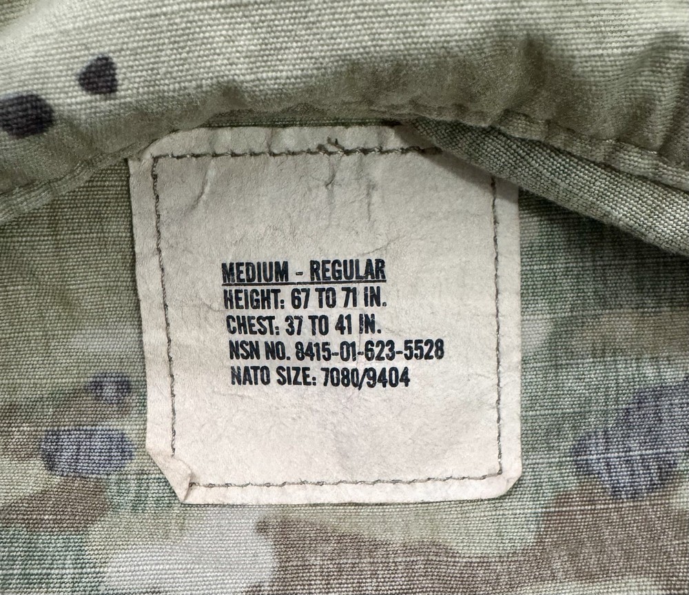 ARMY OCP COMBAT UNIFORM COAT SHIRT Medium Regular UNISEX