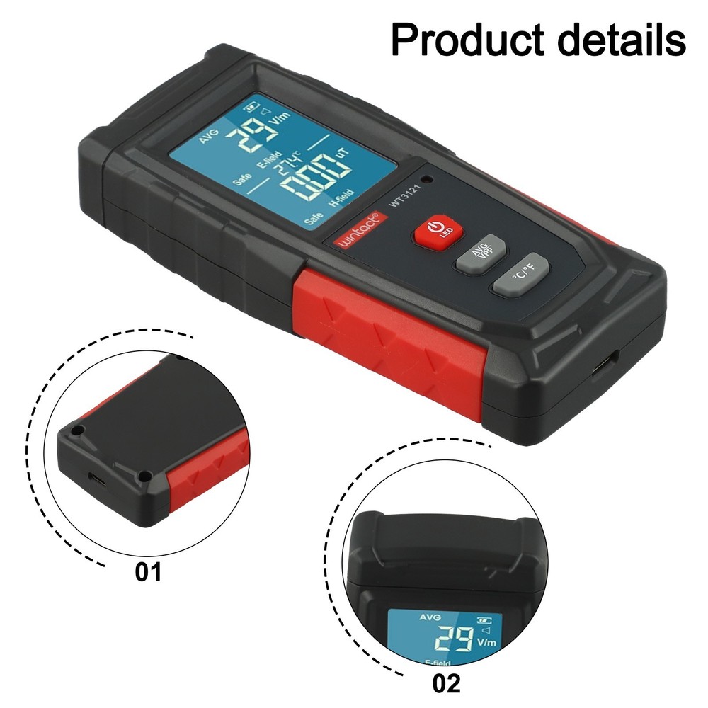 Dual Function Digital EMF Meter for Comprehensive Radiation Assessment