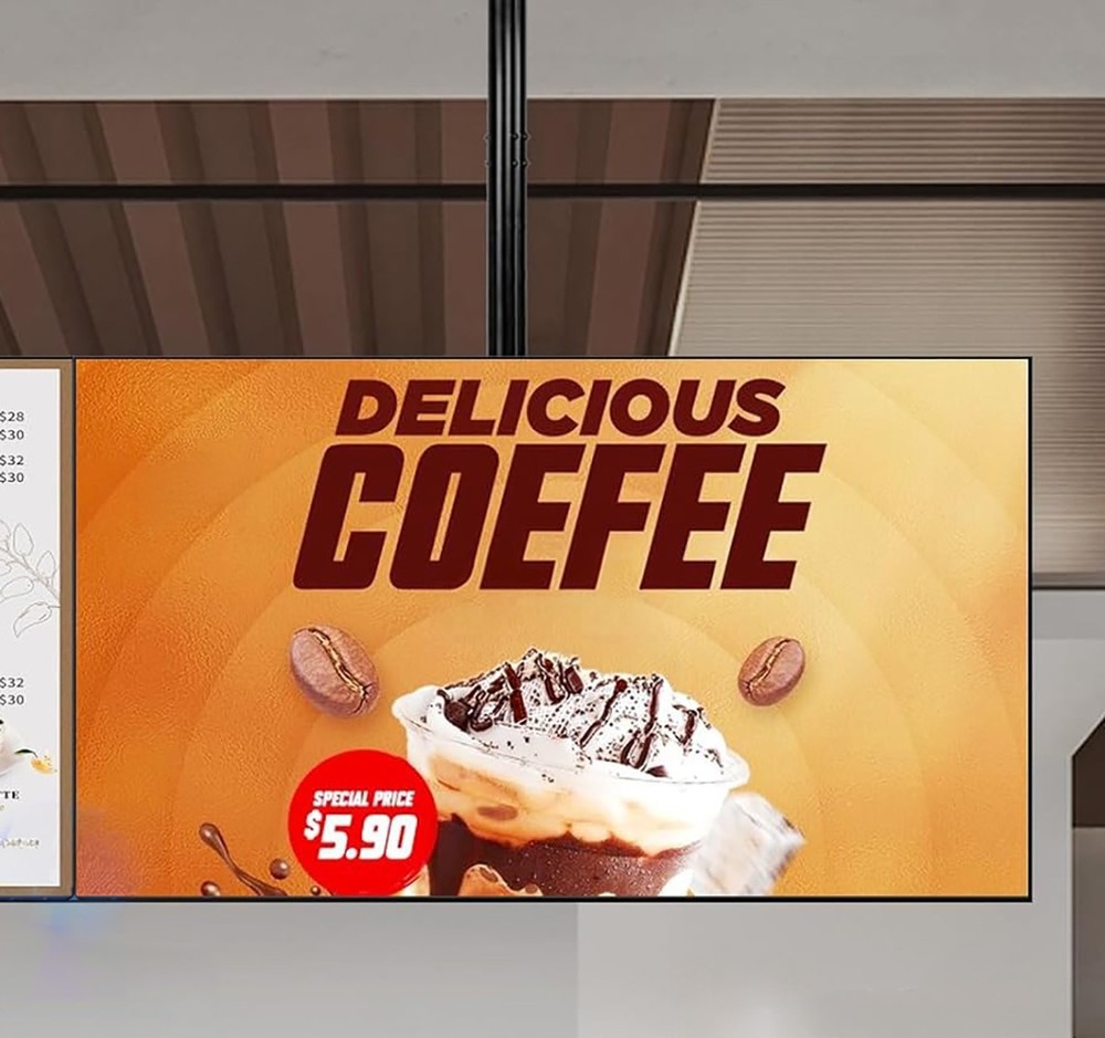 32" Digital Signage Display - Wall Mounted - 32Gb + 2Gb Capacity - Android Based