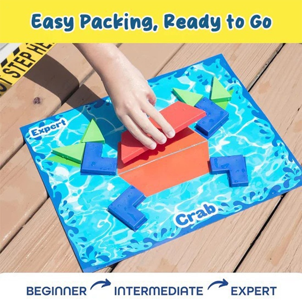 Aqua Blocks Pool Diving Game- Set Includes 40 Multi-Shape Sinking Toys