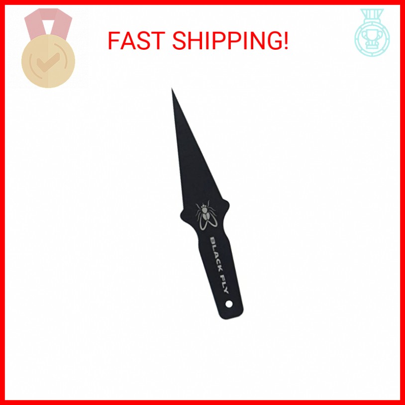 Black Fly / 8" Overall / 2mm Thick