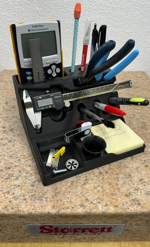 Engineer Desk Organizer, Tool Caddy, Machinist Tool Holder, Calipers, Workbench