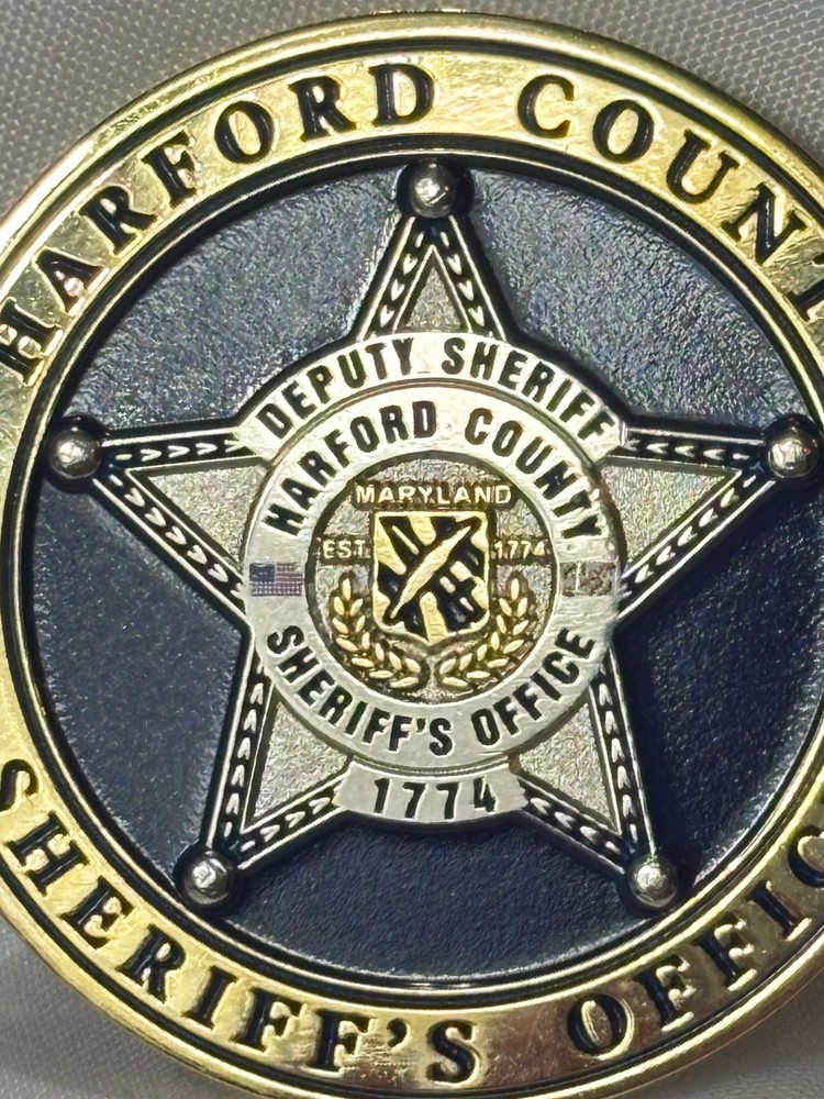 Harford County Challenge Coin Sheriff's Office Firearms Instructor