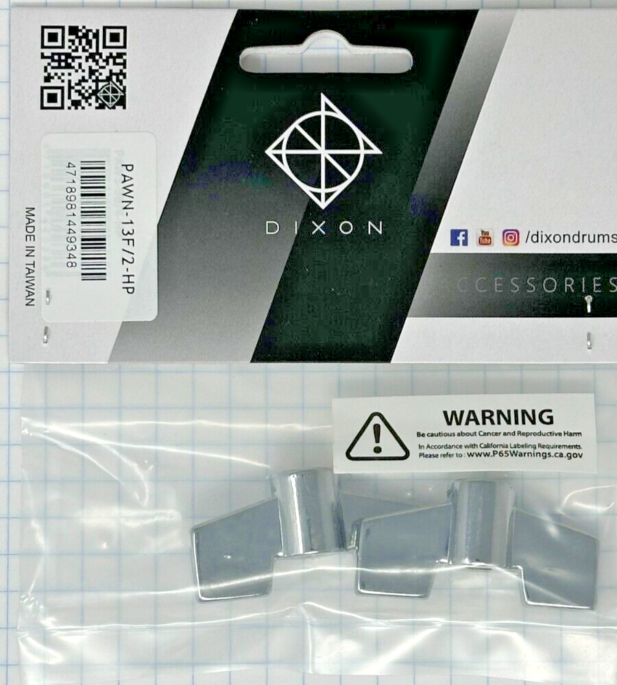 Cymbal Wing Nut, 6mm, Dixon 2 pack