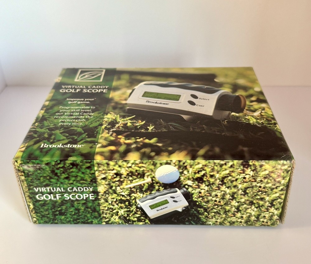 Brookstone Virtual Caddy 5 x 20 Digital Magnification Golf Scope Rangefinder