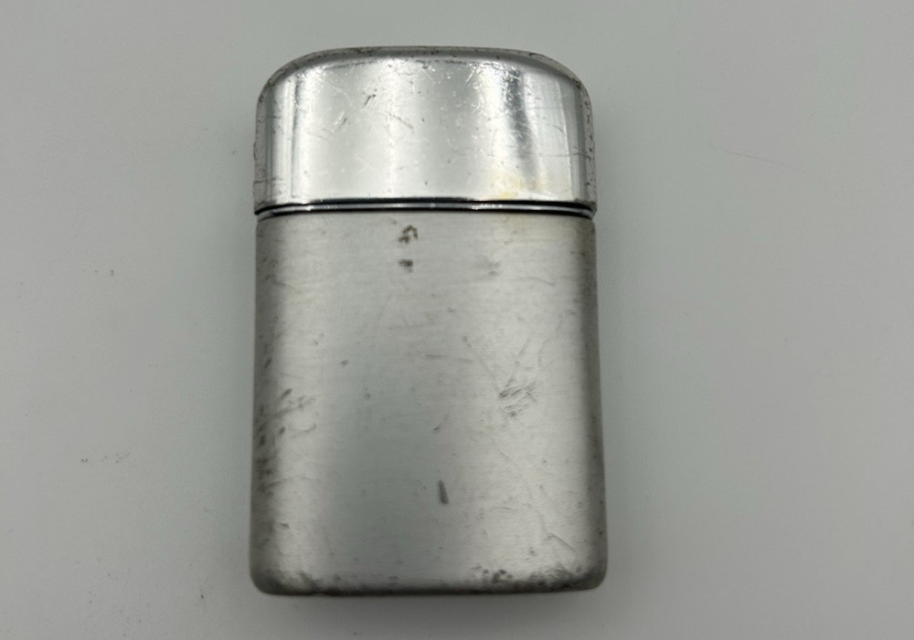 Vintage Ronson Flip-Top Lighter Silver Works