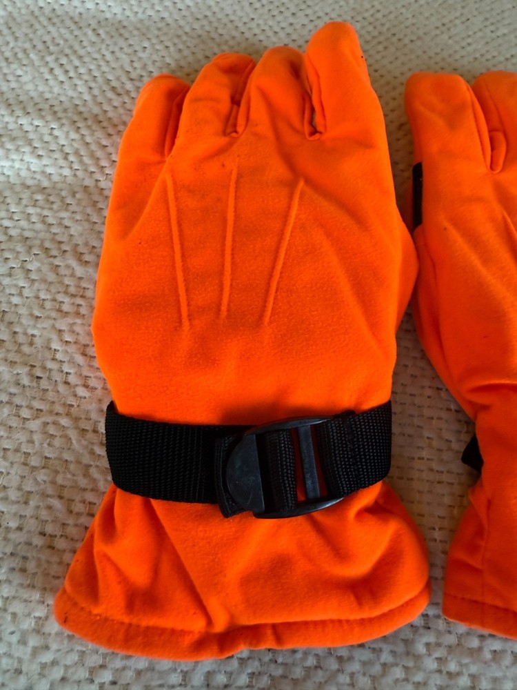 Orange Waterproof Hunting Gloves