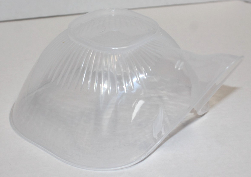 Large Clear Plastic Guide Guard Funnel Bowl