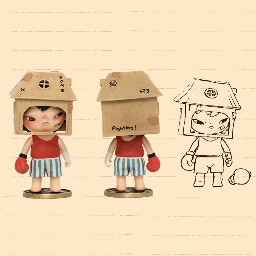 POP MART Hirono The Other One Blind Box Figures, Single Box,