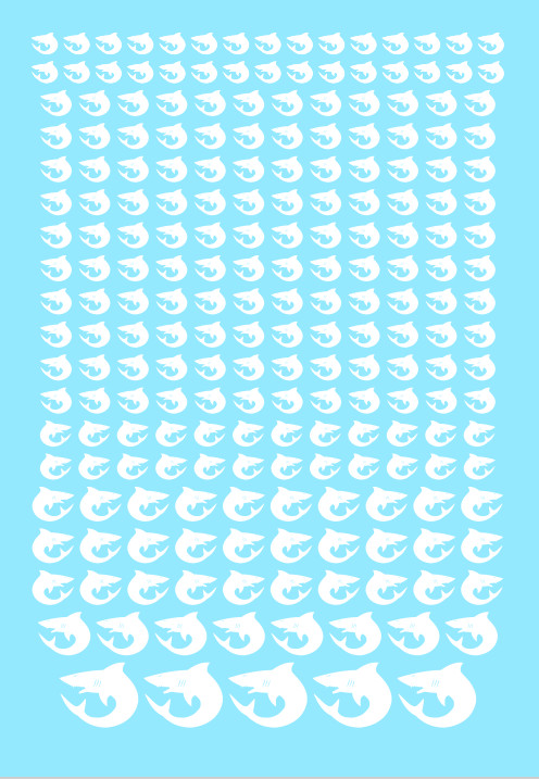 A6 Space Sharks Custom Transfer Sheet