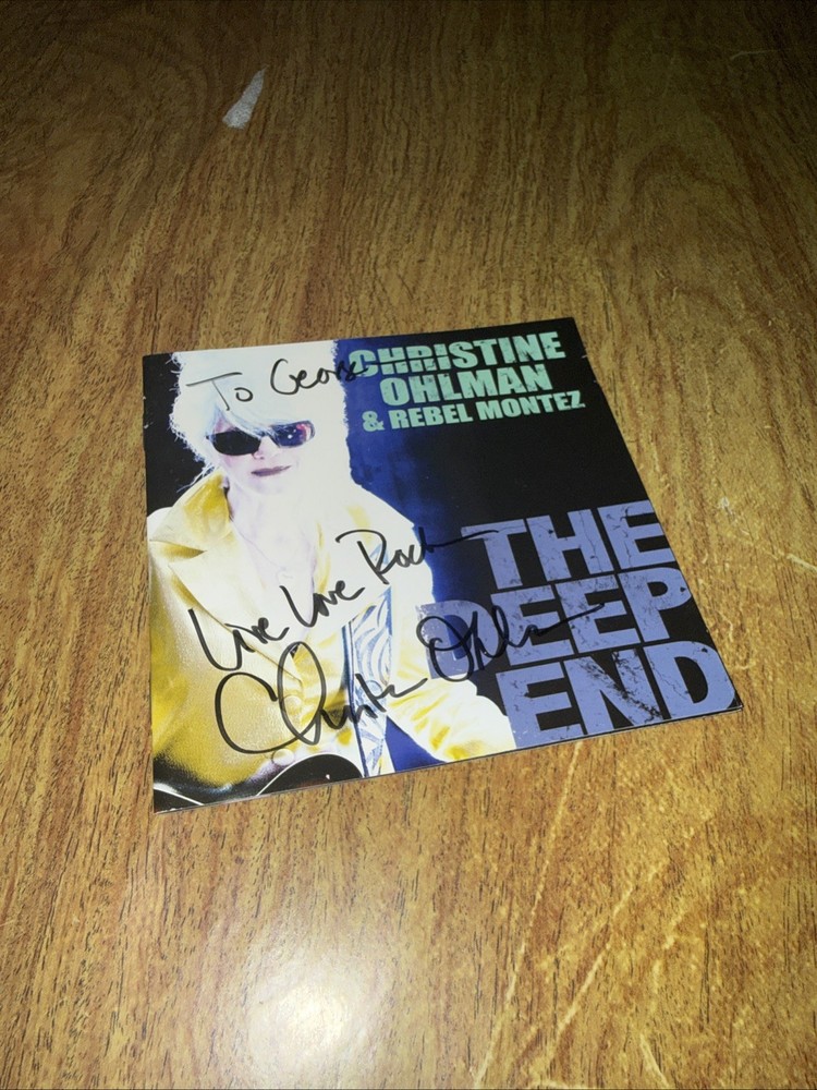 Christine Ohlman Signed Cd Booklet