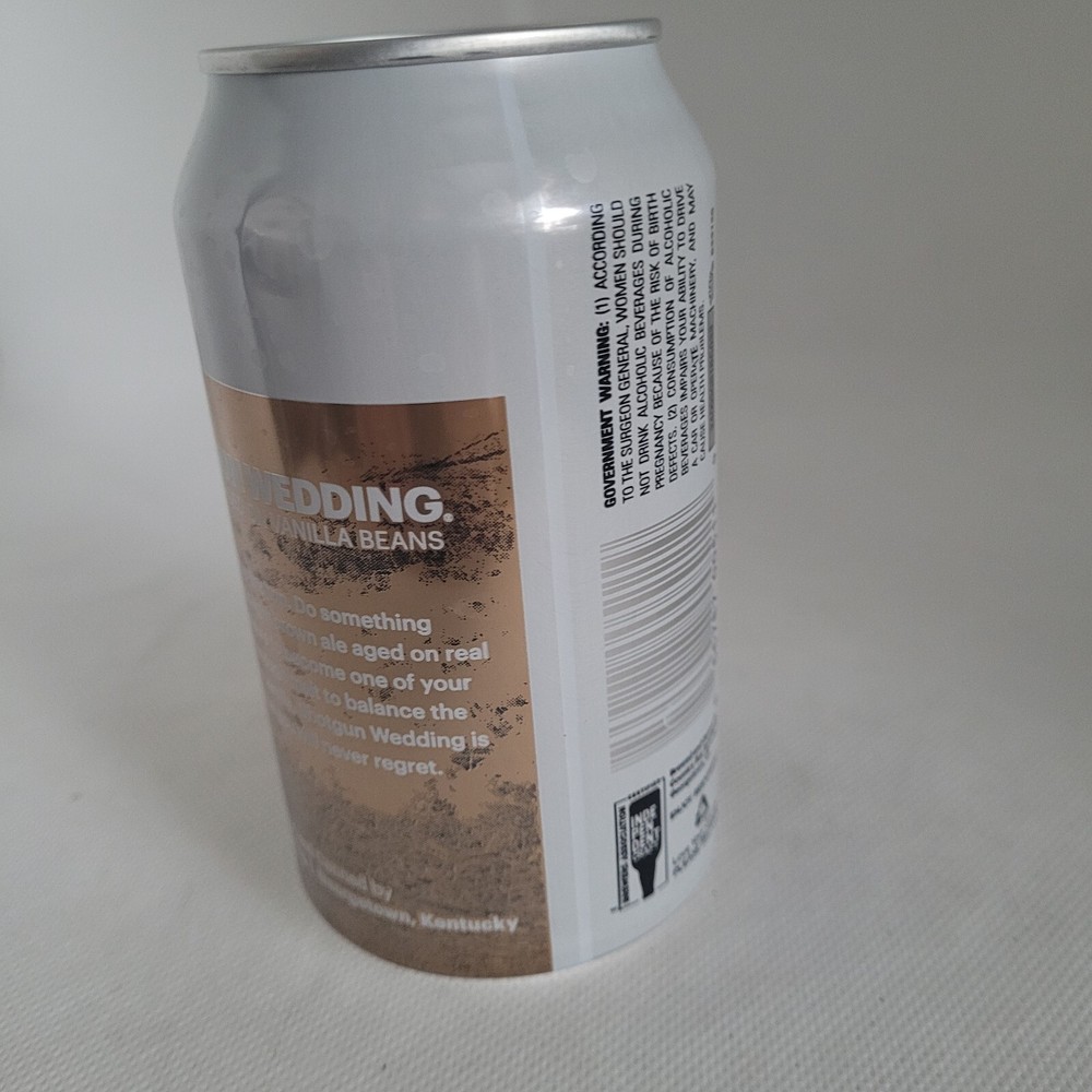 Beer Can- Shotgun Weddng- Empty Bottom Opened. 12 Oz.