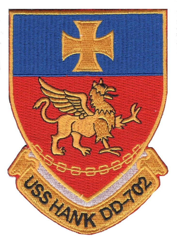 DD-702 USS Hank Patch - Version B