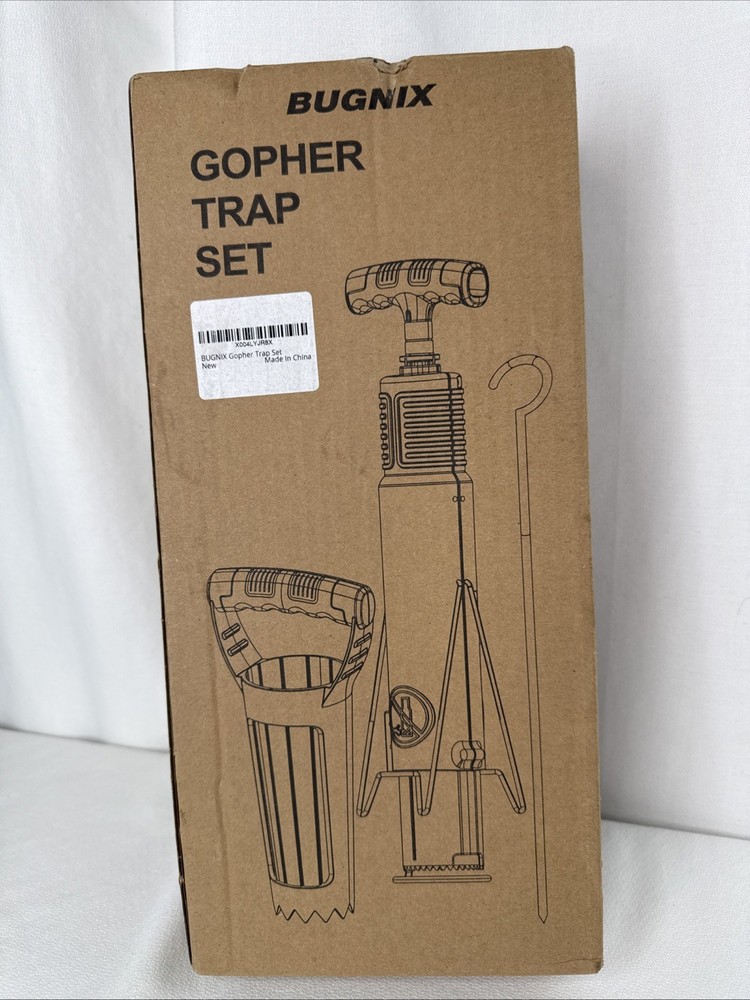 Bugnix Gopher Trap Set, New & Sealed!